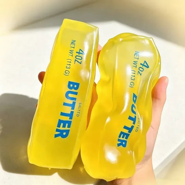 Clear Butter Squishy Toy