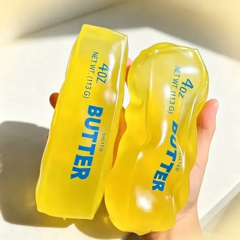 Clear Butter Squishy Toy