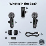Wireless Lavalier Microphone Set